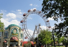 Das Wiener Riesenrad im Freizeitpark Prater